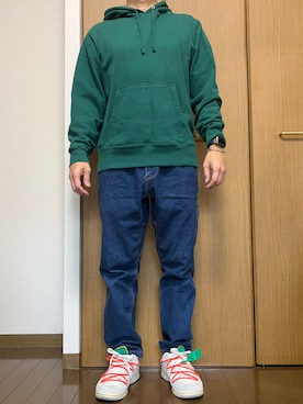 「United Athle（ユナイテッドアスレ）のアイテム」を使った、rfv111さん（メンズ・162cm）の秋コーディネート