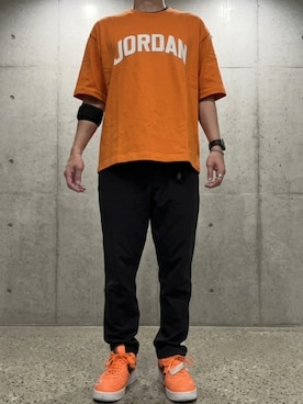 「NIKE（ナイキ）のアイテム（トップス）」を使った、rfv111さん（メンズ・162cm）の春コーディネート