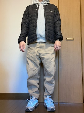 「mont-bell（モンベル）のアイテム」を使った、rfv111さん（メンズ・162cm）の春コーディネート