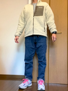 「アイテム（チノパンツ）」を使った、rfv111さん（メンズ・162cm・40代）の冬コーディネート