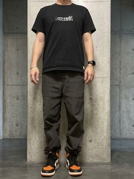 「coen（コーエン）のアイテム（パンツ）」を使った、rfv111さん（メンズ・162cm）の秋コーディネート