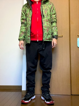 「coen（コーエン）のアイテム」を使った、rfv111さん（メンズ・162cm）の冬コーディネート