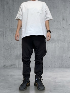 「coen（コーエン）のアイテム（パンツ）」を使った、rfv111さん（メンズ・162cm）の夏コーディネート