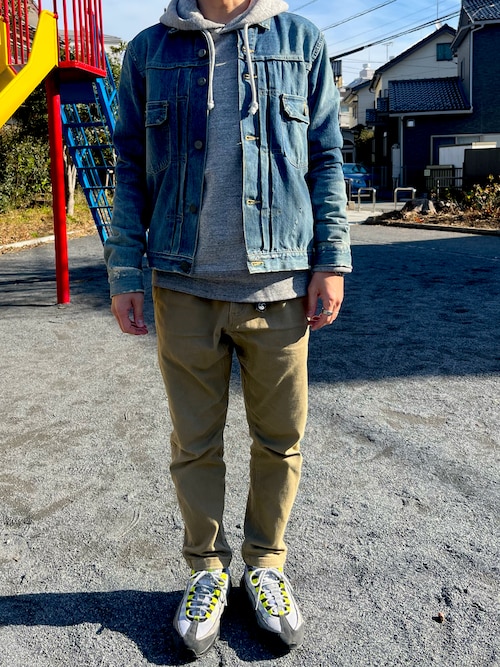 RonHerman VINTAGEのデニムジャケットを使ったメンズ人気ファッション