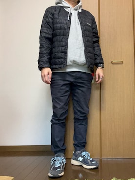 「アイテム（ダウンジャケット/コート）」を使った、rfv111さん（メンズ・162cm・40代）の秋コーディネート