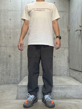「coen（コーエン）のアイテム（パンツ）」を使った、rfv111さん（メンズ・162cm）の秋コーディネート