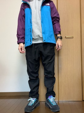 「アイテム（ナイロンジャケット）」を使った、rfv111さん（メンズ・162cm）の秋コーディネート