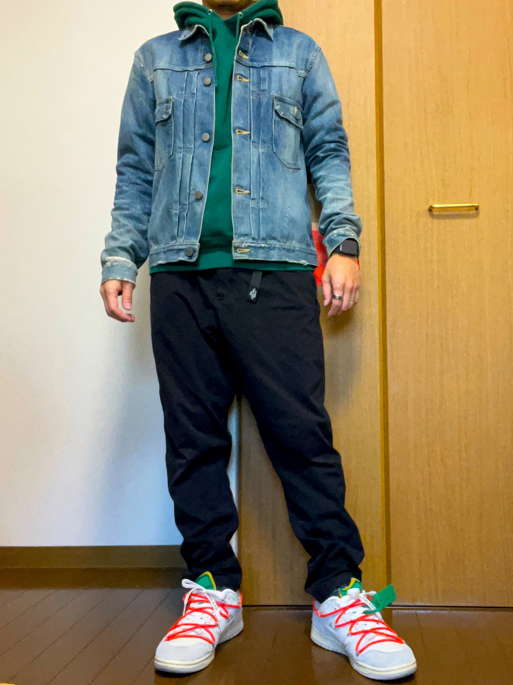 RonHerman VINTAGEのデニムジャケットを使ったメンズ人気ファッション