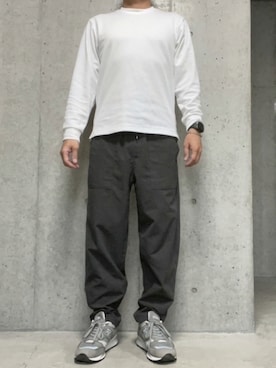 「coen（コーエン）のアイテム（パンツ）」を使った、rfv111さん（メンズ・162cm）の夏コーディネート