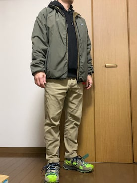 「アイテム（チノパンツ）」を使った、rfv111さん（メンズ・162cm）の秋コーディネート