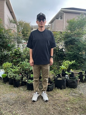 「FREAK'S STORE（フリークスストア）のアイテム（Tシャツ/カットソー）」を使った、rfv111さん（メンズ・162cm）の秋コーディネート