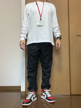 「coen（コーエン）のアイテム（その他パンツ）」を使った、rfv111さん（メンズ・162cm）の秋コーディネート