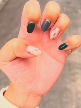 「アイテム（リング）」を使った、linoa🍋さん（レディース・174cm・30代）の秋コーディネート