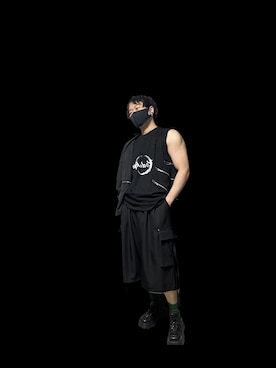 「狐独（コドク）のアイテム」を使った、ruma0520さん（メンズ・170cm）の春コーディネート