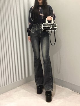 高岸寧香さん（レディース・162cm）の秋コーディネート