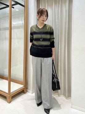 「UNTITLED（アンタイトル）のアイテム（アクセサリー）」を使った、tomoさん（レディース・156cm）の秋コーディネート