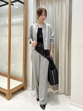 「UNTITLED（アンタイトル）のアイテム（アクセサリー）」を使った、tomoさん（レディース・156cm）の秋コーディネート