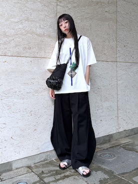 「UN3D.(アンスリード)のアイテム」を使った、YURIさん(レディース・162cm)の夏コーディネート