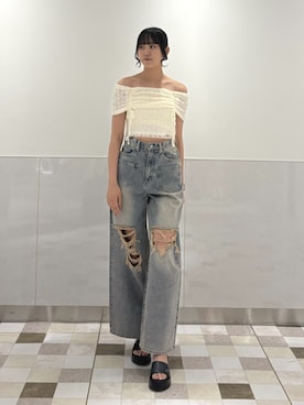 片山歩香さん(レディース・172cm)の夏コーディネート
