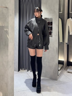片山歩香さん(レディース・172cm)の秋コーディネート