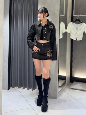 片山歩香さん(レディース・172cm)の秋コーディネート