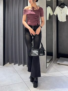 片山歩香さん(レディース・172cm)の秋コーディネート