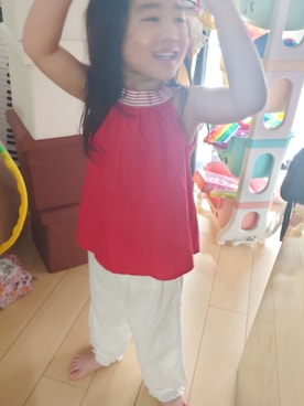 「H&M（エイチ・アンド・エム）のアイテム（パンツ）」を使った、CHARMA さん（キッズ・110cm）の夏コーディネート