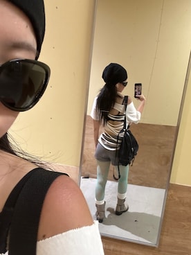「FOREVER 21（フォーエバー トゥエンティーワン）のアイテム」を使った、ス★さん（レディース・152cm）の夏コーディネート