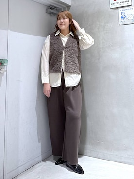 「GLOBAL WORK（グローバルワーク）のアイテム（ジャケット/アウター）」を使った、うーたんさん（レディース・171cm）の秋コーディネート