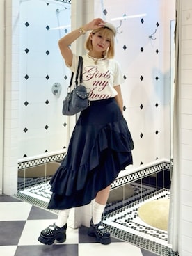 和奏さん(レディース・163cm)の夏コーディネート