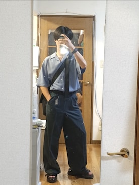 「CLEL（クレイル）のアイテム」を使った、sakutr1121さん（メンズ・166cm）の夏コーディネート