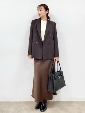 BUNさん（レディース・167cm）の冬コーディネート