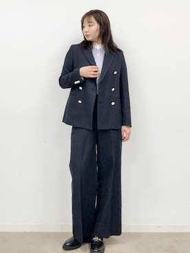 「DRESSTERIOR（ドレステリア）のアイテム」を使った、BUNさん（レディース・167cm）の春コーディネート