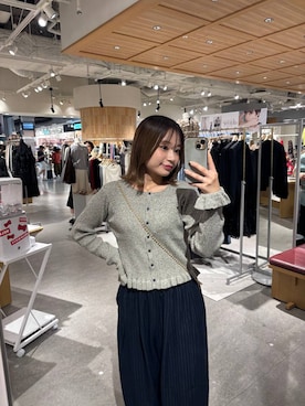 「LOWRYS FARM（ローリーズファーム）のアイテム（その他パンツ）」を使った、ななさん（レディース・156cm）の秋コーディネート