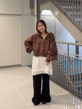 ななさん（レディース・156cm）の秋コーディネート