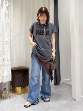 「チャコールグレー」｜doudou_namieさん（レディース・159cm）の夏コーディネート