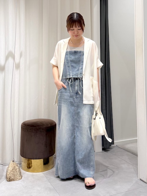 DouDou（ドゥドゥ） ロング スカート 「セットアップ可能」ベルト付