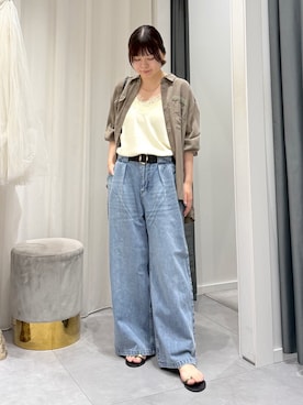 「DouDou（ドゥドゥ）のアイテム」を使った、doudou_namieさん（レディース・159cm）の秋コーディネート