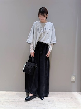「LEPSIM（レプシィム）のアイテム（デニムパンツ）」を使った、inoinoino7さん（レディース・163cm）の秋コーディネート