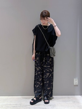 「BAYFLOW（ベイフロー）のアイテム」を使った、inoinoino7さん（レディース・163cm）の夏コーディネート
