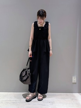 「BAYFLOW（ベイフロー）のアイテム」を使った、inoinoino7さん（レディース・163cm）の夏コーディネート