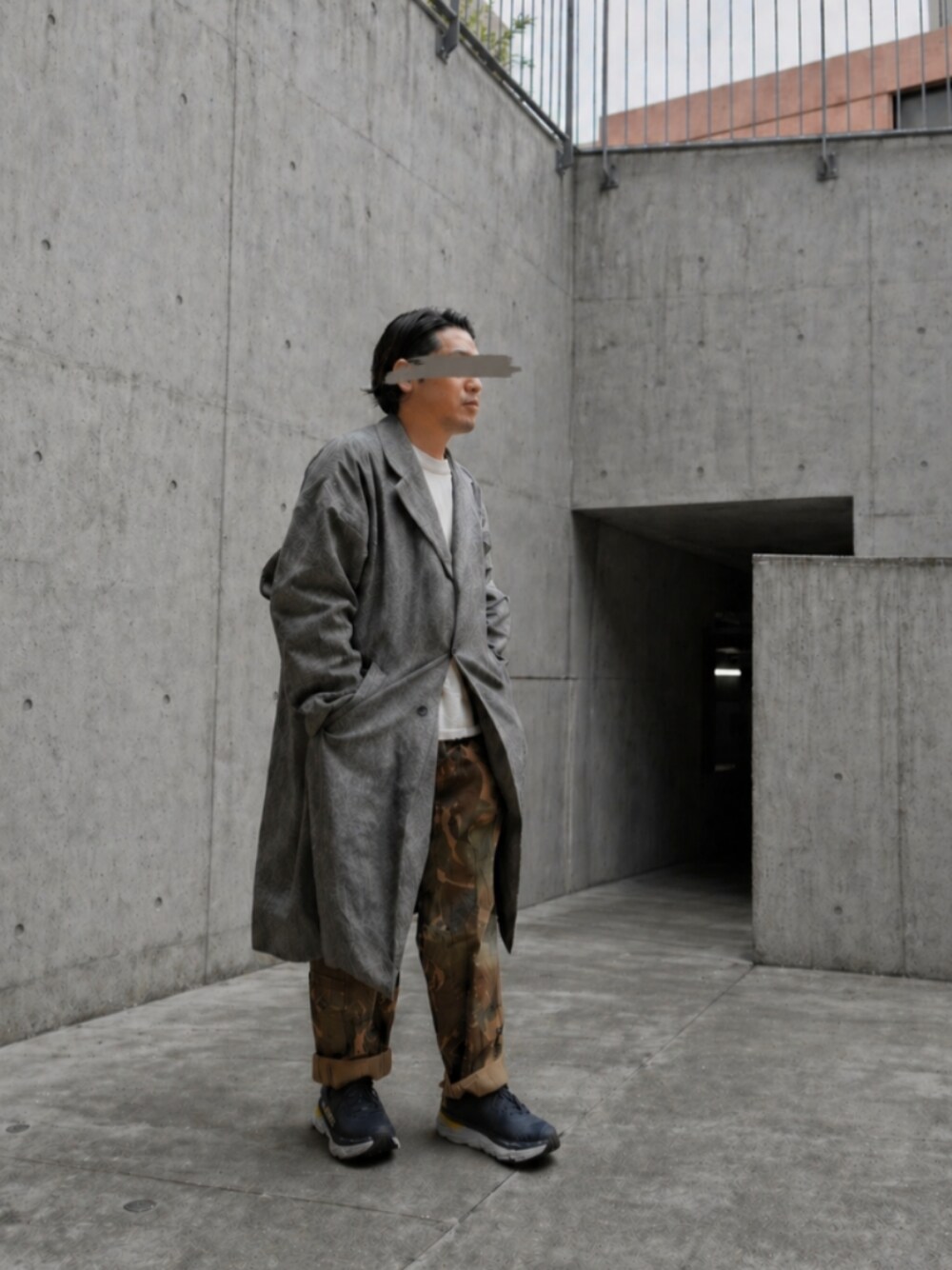 Bergfabel チェスターコート BERGFABELのチェスターコートを使った人気ファッションコーディネート