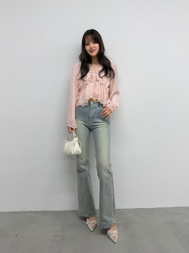 小谷さつきさん（レディース・168cm）の春コーディネート