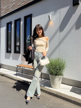 小谷さつきさん（レディース・168cm）の夏コーディネート
