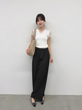 小谷さつきさん（レディース・168cm）の夏コーディネート
