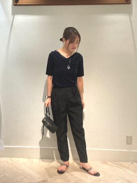 「LORISTELLA（ロリステッラ）のアイテム」を使った、Tamuraさん（レディース・169cm）の夏コーディネート