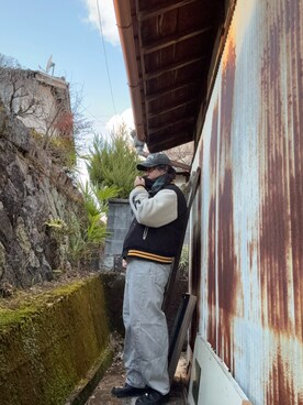 「アイテム（メガネ）」を使った、masataka8174さん（メンズ・177cm）の冬コーディネート