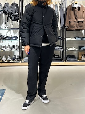 「アイテム（スーツジャケット）」を使った、ヨダさん（メンズ・179cm）の冬コーディネート