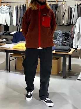 「アイテム（テーラードジャケット）」を使った、ヨダさん（メンズ・179cm）の冬コーディネート