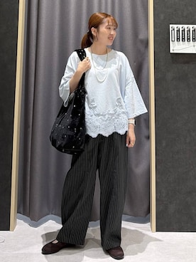 「体型カバー」｜ムツミさん（レディース・156cm）の秋コーディネート